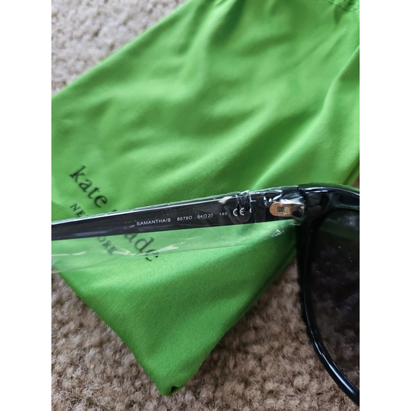 Kate Spade Samantha Sunglasses Black Frame Black Lenses - Picture 6 of 7